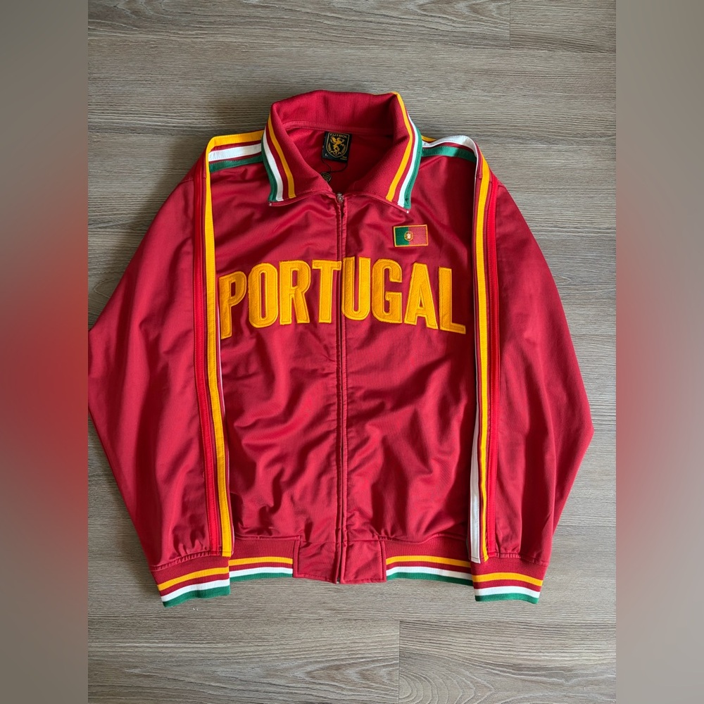 Portugal Full Zip Track Jacket Size Large Men